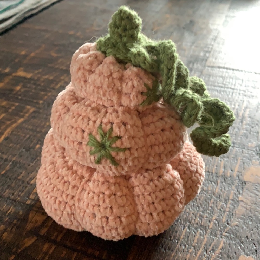 Handmade Crochet Pumpkins